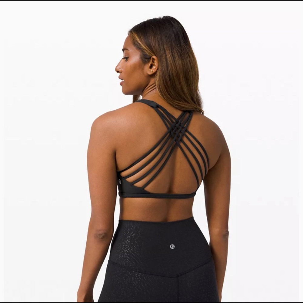 Lululemon black sports bra - size 4